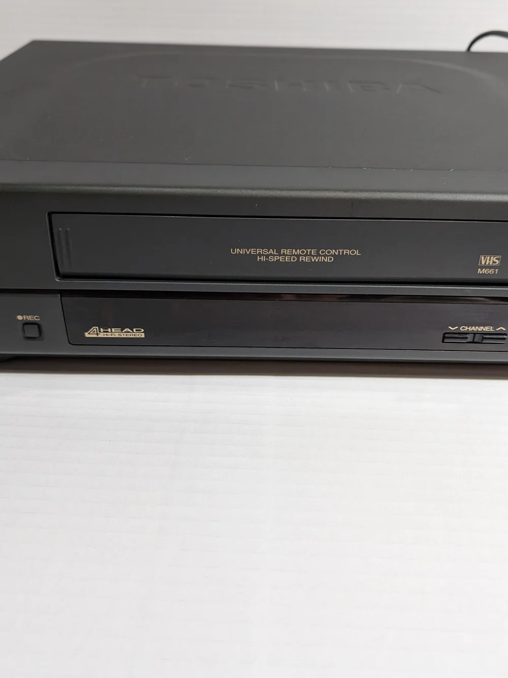 Toshiba VCR M-661 With Remote & Original Manual One Of A Kind